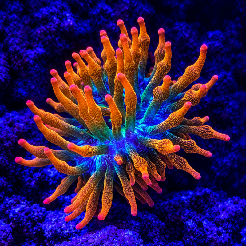 Rainbow Bubble Tip Anemone 1-3"